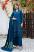 MIRAKHI - 3PC LAWN EMBROIDERED SHIRT WITH LAWN JACQUARD DUPATTA AND TROUSER - HZG2238