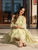 IZEL - 3PC LAWN EMBROIDERED SHIRT WITH KHADI NET EMBROIDERED DUPATTA AND TROUSER - HZG2253