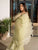IZEL - 3PC LAWN EMBROIDERED SHIRT WITH KHADI NET EMBROIDERED DUPATTA AND TROUSER - HZG2253