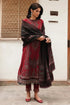 MARIA B - 3PC DHANAK EMBROIDERED SHIRT WITH PASHMINA SHAWL AND TROUSER - HZ1292