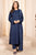 LAZULI - 3PC DHANAK EMBROIDERED SHIRT WITH DHANAK EMBROIDERED SHAWL AND TROUSER - HZG1948